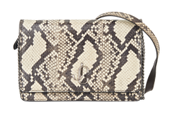 Snakeskin Wallet on Chain, Leather, Grey, MII, DB, 2*